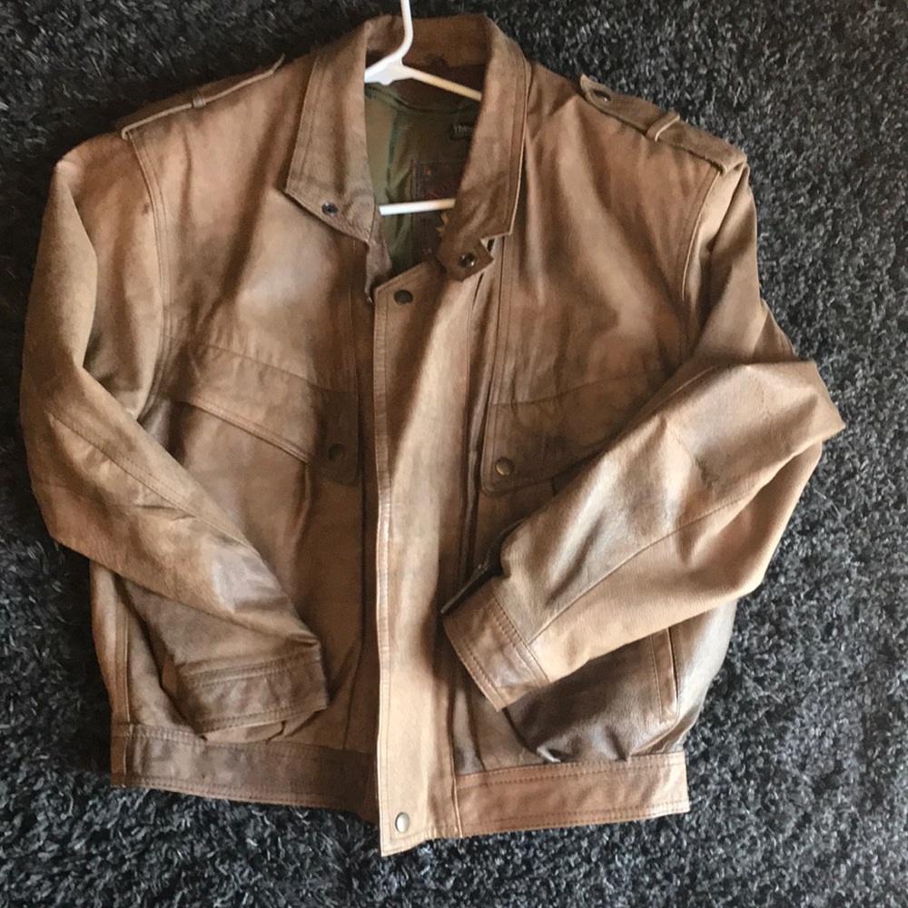 Leather jacket